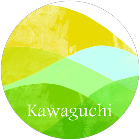 グラデーションの表札