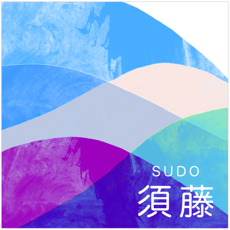 グラデーションの表札