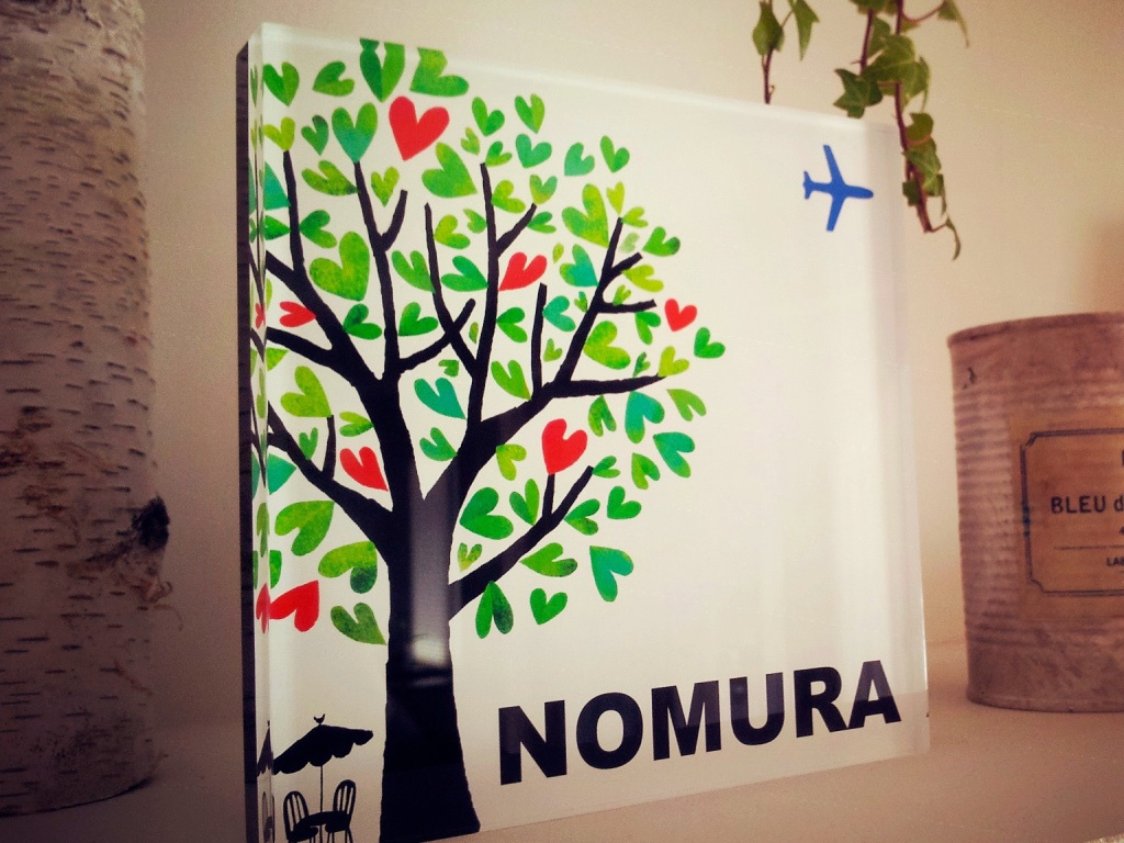 ハートの木の表札