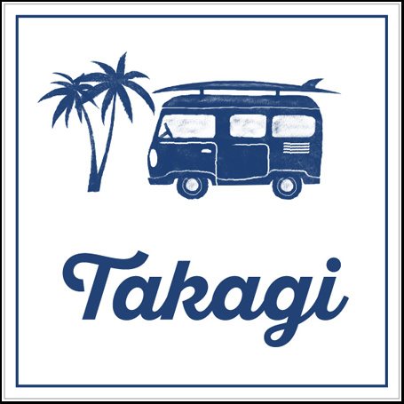 ビーチの表札