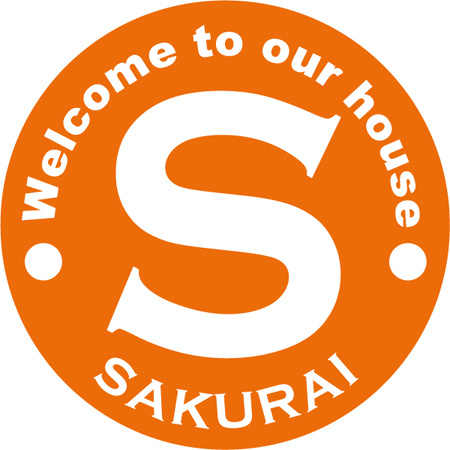 イニシャルの表札