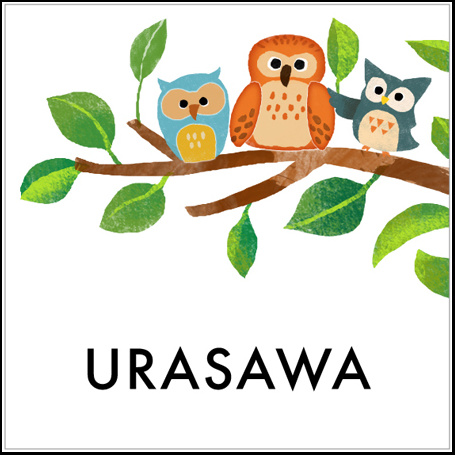 ふくろうの表札
