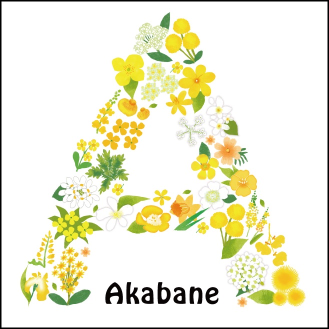 イニシャルの表札