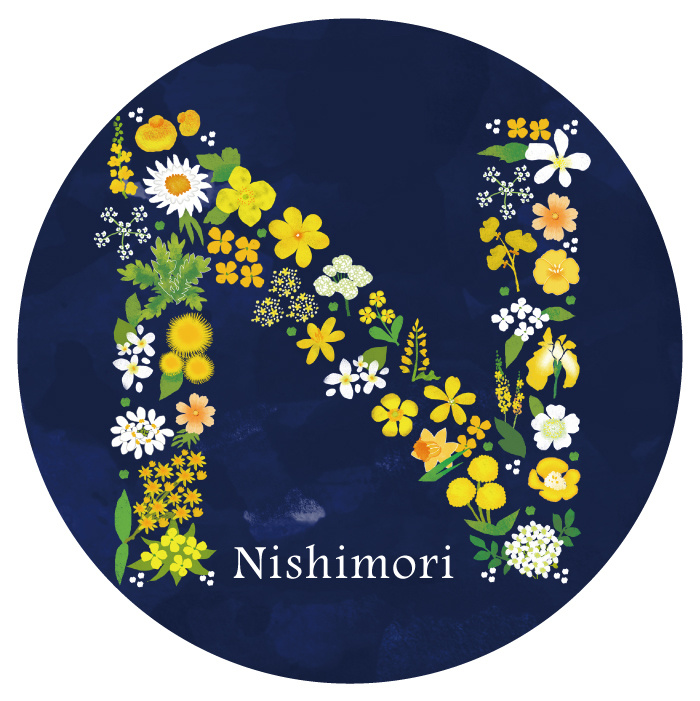イニシャルの表札
