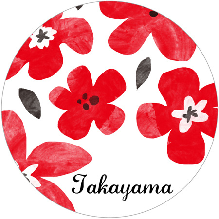 フラワーの表札